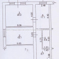 Продам квартиру, Одесская ул. , 2  ком., 62 м², без отделочных работ 