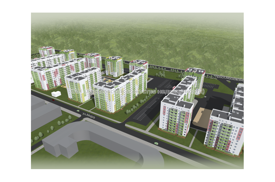 Продам квартиру, Героев Харькова просп. , 1  ком., 42.21 м², без внутренних работ 