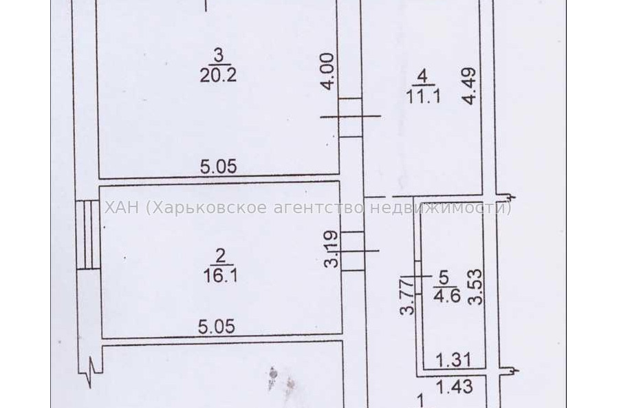 Продам квартиру, Одесская ул. , 3 кім., 70 м², без внутренних работ 