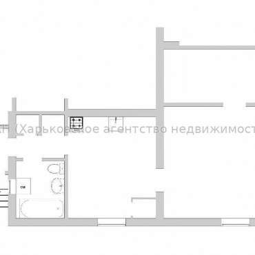 Продам квартиру, Белобровский пер. , 2  ком., 51 м², косметический ремонт 
