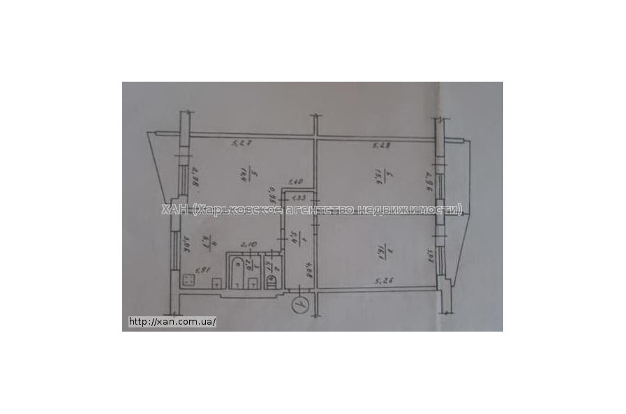 Продам квартиру, Академика Павлова ул. , 3 кім., 66 м², без ремонта 