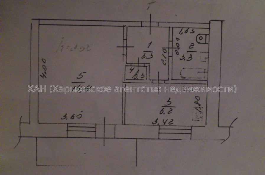 Продам квартиру, Хмельницкого Богдана ул. , 1 кім., 39 м², косметический ремонт 