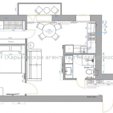 Продам квартиру, Лесопарковский 1-й пер. , 2 кім., 48 м², без внутренних работ  - фото 7 Продам квартиру, Лесопарковский 1-й пер. , 2 кім., 48 м², без внутренних работ