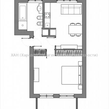 Продам квартиру, Сумская ул. , 2  ком., 53 м², евроремонт 