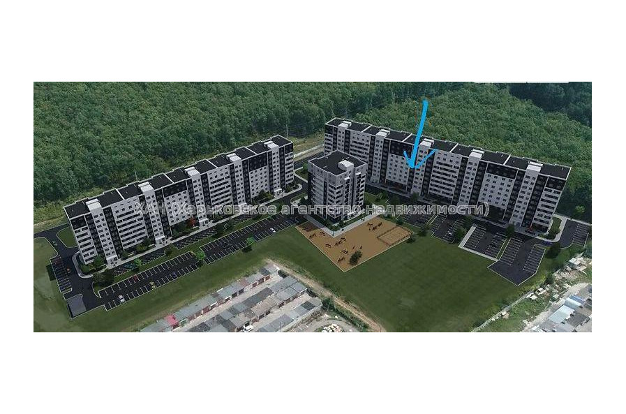 Продам квартиру, Победы просп. , 1 кім., 54 м², без внутренних работ 