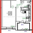 Продам квартиру, Полтавский Шлях ул. , 1  ком., 36 м², без внутренних работ 