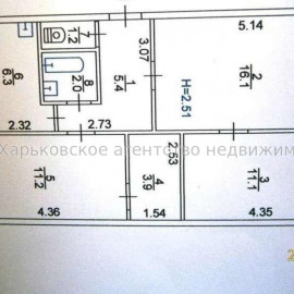 Продам квартиру, Байрона пр-т , 3  ком., 58 м², советский ремонт