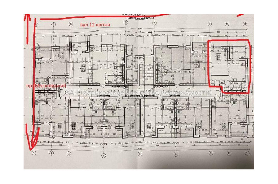 Продам квартиру, Мира ул. , 1 кім., 46 м², без внутренних работ 