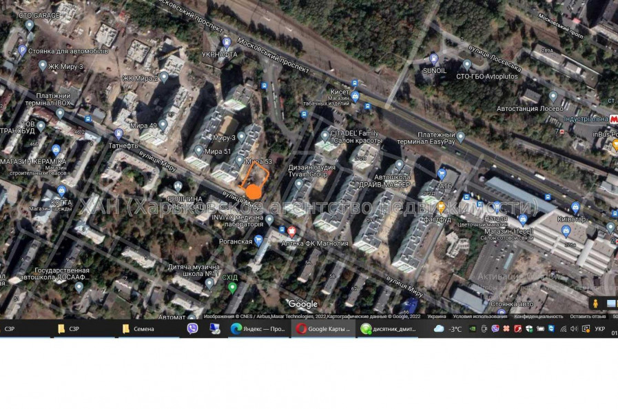 Продам квартиру, Мира ул. , 1 кім., 46 м², без внутренних работ 
