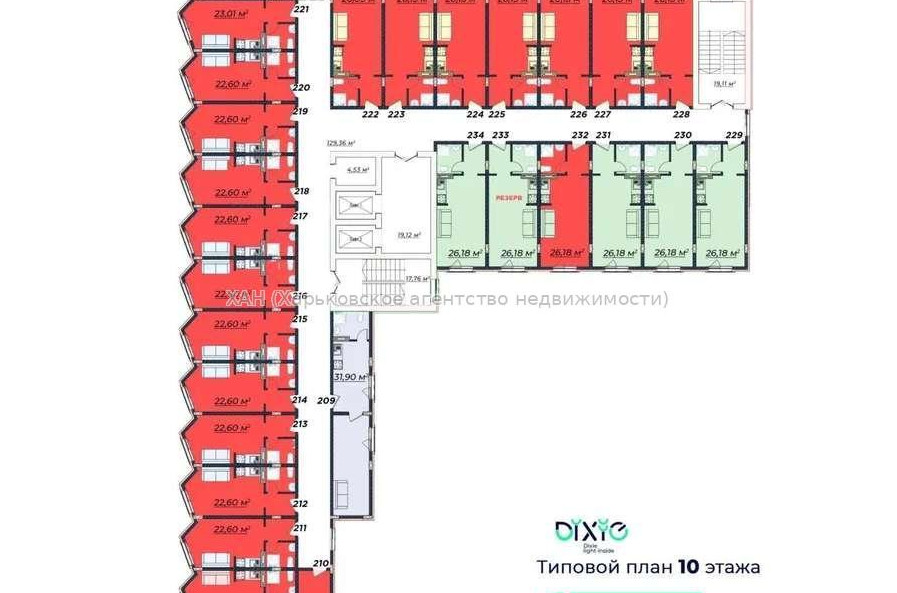 Продам квартиру, Серповая ул. , 1 кім., 26.18 м², без внутренних работ 