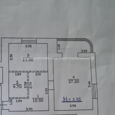 Продам квартиру, Яны Червоной ул. , 1  ком., 55 м², без внутренних работ 