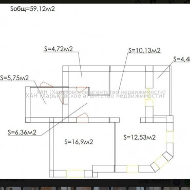 Продам квартиру, Заливная ул. , 2  ком., 53.12 м², евроремонт 
