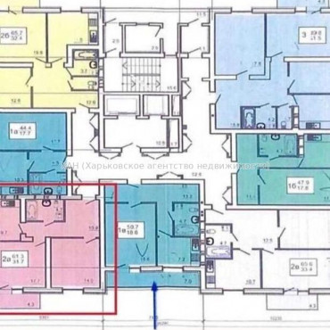 Продам квартиру, Непокоренных ул. , 2 кім., 61 м², без внутренних работ 