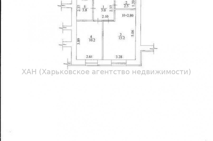 Продам квартиру, Героев Харькова просп. , 1  ком., 37 м², без внутренних работ 