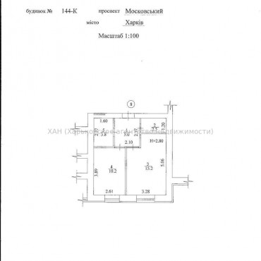 Продам квартиру, Героев Харькова просп. , 1  ком., 37 м², без внутренних работ 