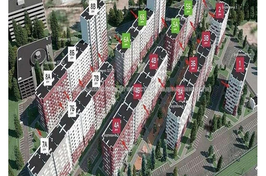 Продам квартиру, Шевченко ул. , 1 кім., 36 м², без внутренних работ 