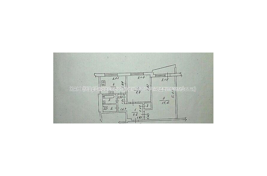 Здам квартиру, Аэрокосмический пр. , 2 кім., 48 м², косметический ремонт 
