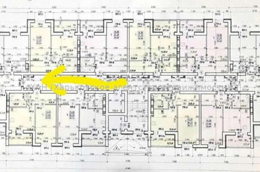 Продам квартиру, Валентиновская ул. , 2 кім., 62 м², без внутренних работ 