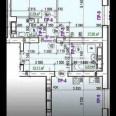 Продам квартиру, Валентиновская ул. , 2 кім., 62 м², без внутренних работ 