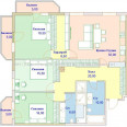 Продам квартиру, Науки просп. , д. 45/3 , 4  ком., 142 м², без внутренних работ 