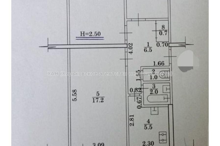 Продам квартиру, Тракторостроителей просп. , 3  ком., 62 м², косметический ремонт 