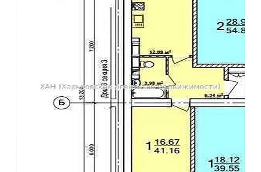 Продам квартиру, Льва Ландау просп. , 2  ком., 45 м², капитальный ремонт 