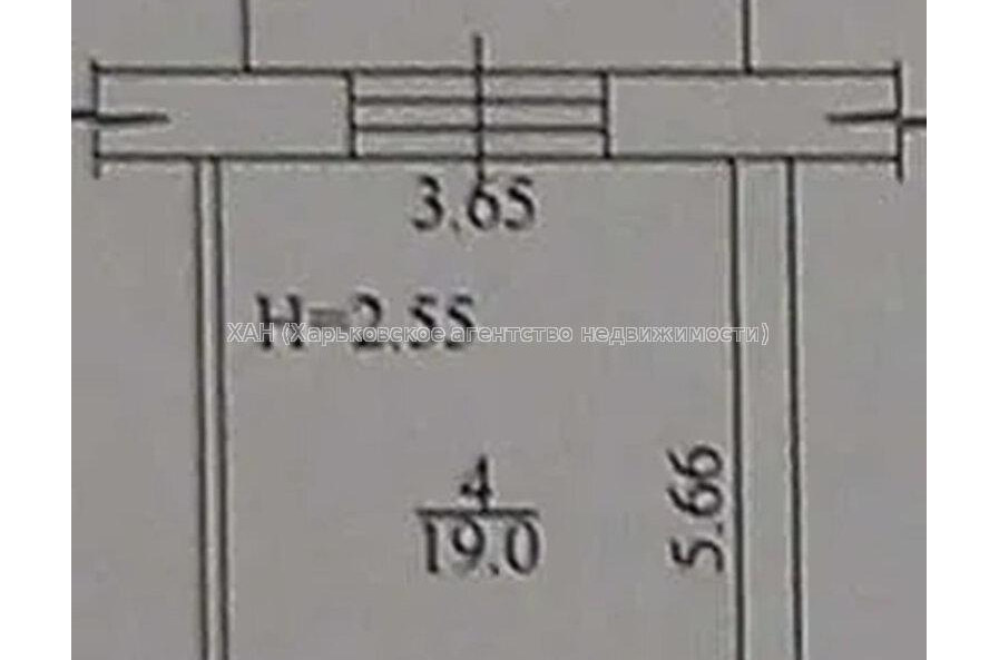 Продам квартиру, Аэрокосмический пр. , 1 кім., 22 м², косметический ремонт 