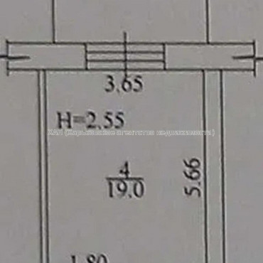 Продам квартиру, Аэрокосмический пр. , 1 кім., 22 м², косметический ремонт 