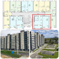 Продам квартиру, Победы просп. , 1 кім., 48 м², без внутренних работ 
