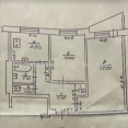 Продам квартиру, Победы просп. , 2  ком., 46 м², косметический ремонт 