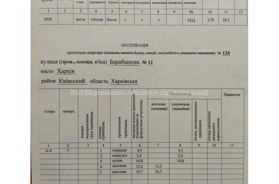 Продам квартиру, Барабашова академика ул. , 3 кім., 58.20 м², без отделочных работ 