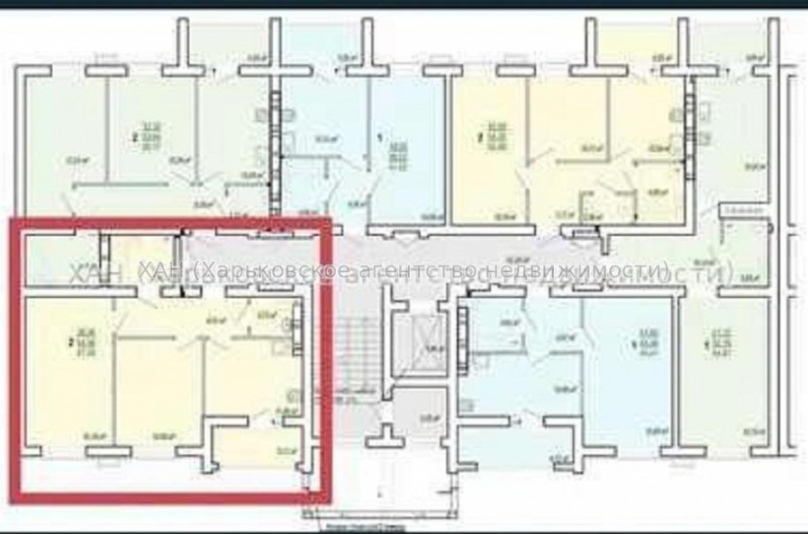 Продам квартиру, Полтавский Шлях ул. , 2  ком., 68 м², без внутренних работ 