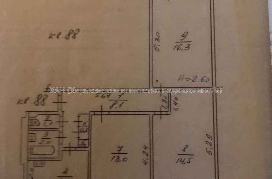 Продам квартиру, Пермская ул. , 3 кім., 65 м², косметический ремонт 