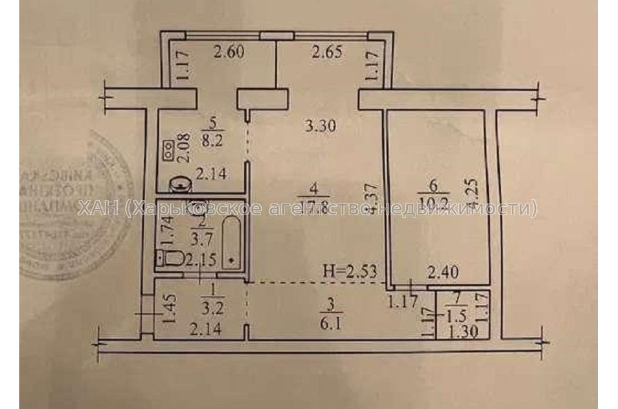 Продам квартиру, Отакара Яроша ул. , 2  ком., 50 м², капитальный ремонт 