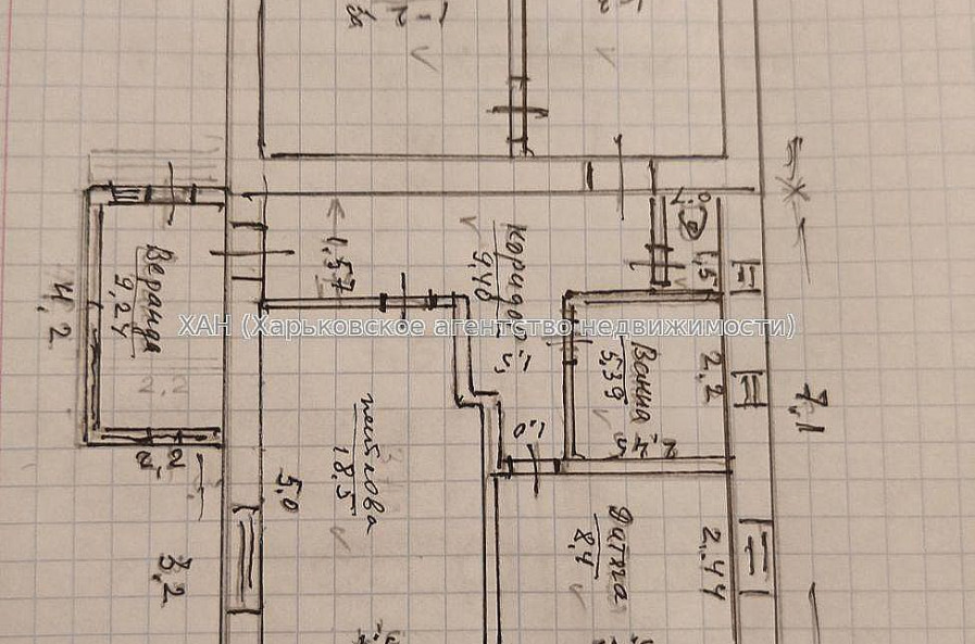 Продам дом, Дербентский пер. , 75 м², 7 сот., капитальный ремонт 