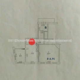 Продам квартиру, Ново-Баварский просп. , 3 кім., 50 м², косметический ремонт