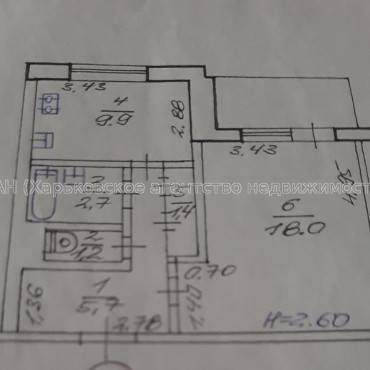 Продам квартиру, Гвардейцев Широнинцев ул. , 1  ком., 40 м², косметический ремонт 