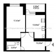 Продам квартиру, Гарнизонная ул. , 1  ком., 46.54 м², капитальный ремонт 