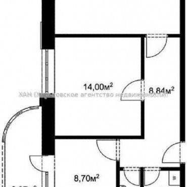 Продам квартиру, Куряжская ул. , 16 , 2 кім., 56 м², без внутренних работ 