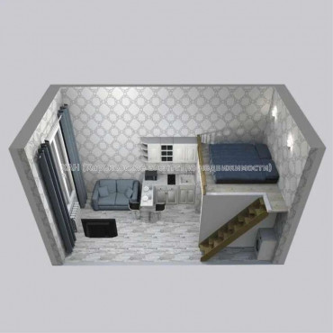 Продам квартиру, Веселая ул. , 1  ком., 20 м², без внутренних работ 