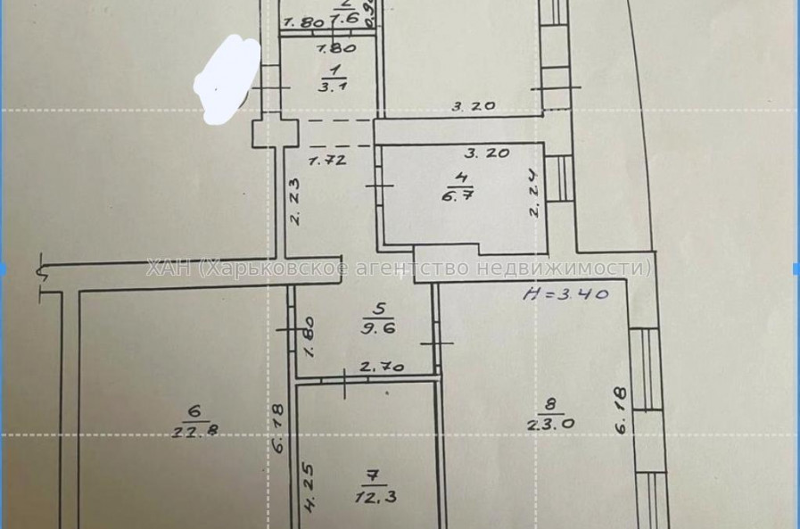 Продам квартиру, Евгения Енина ул. , 3  ком., 103 м², капитальный ремонт 