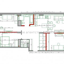 Продам квартиру, Льва Ландау просп. , 3  ком., 98 м², без внутренних работ