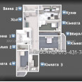Продам квартиру, Науки просп. , 4 кім., 162 м², без внутренних работ 