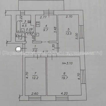 Продам квартиру, Антонова ул. , 3 кім., 75 м², косметический ремонт 