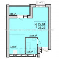 Продам квартиру, Шевченковский пер. , 1  ком., 34 м², без внутренних работ  - фото 4 Продам квартиру, Шевченковский пер. , 1  ком., 34 м², без внутренних работ