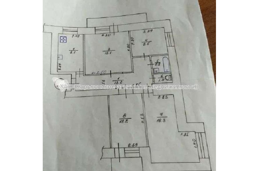 Продам квартиру, Деревянко Алексея ул. , 4 кім., 87.20 м², капитальный ремонт 