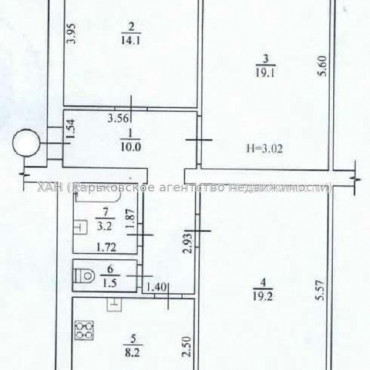 Продам квартиру, Трускавецкая ул. , 3  ком., 75 м², косметический ремонт 