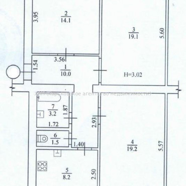 Продам квартиру, Трускавецкая ул. , 3 кім., 75 м², косметический ремонт 