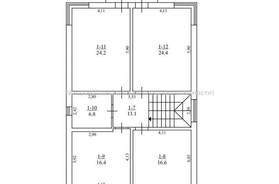 Продам дом, Даниловский 1-й проезд , 234 м², 10 сот., без внутренних работ 