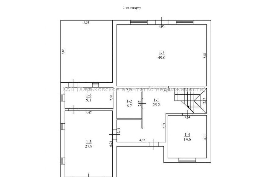 Продам дом, Даниловский 1-й проезд , 234 м², 10 сот., без внутренних работ 